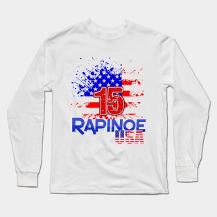 Megan Rapinoe woman soccer rules the world jersey 2019 Long Sleeve T-Shirt